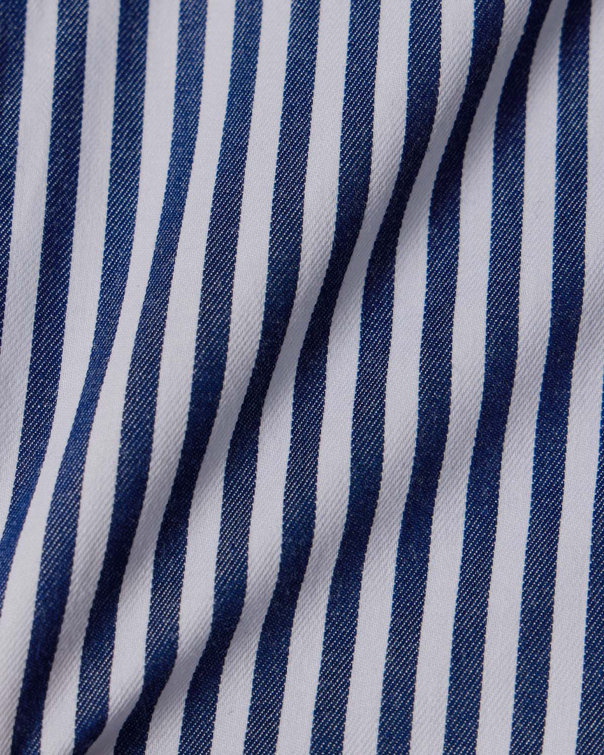 Cornerstone Dark Blue Bengal Stripe Dress Shirt 4