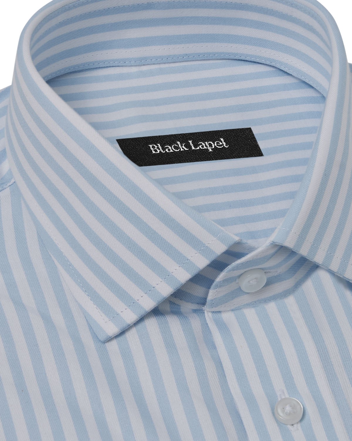 Cornerstone Light Blue Bengal Stripe Dress Shirt 2
