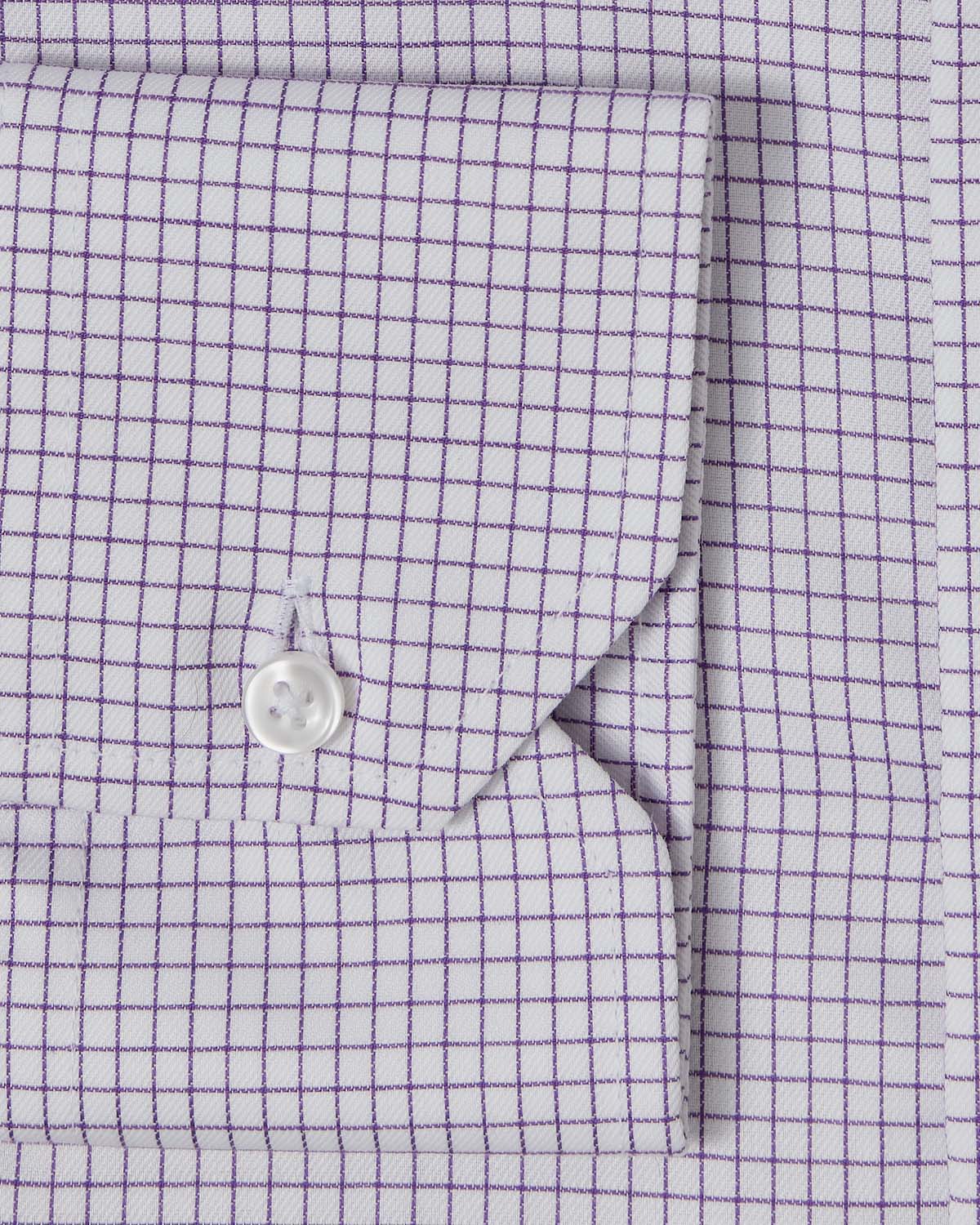 Easy-Care Lavender Graph Check Dress Shirt 3