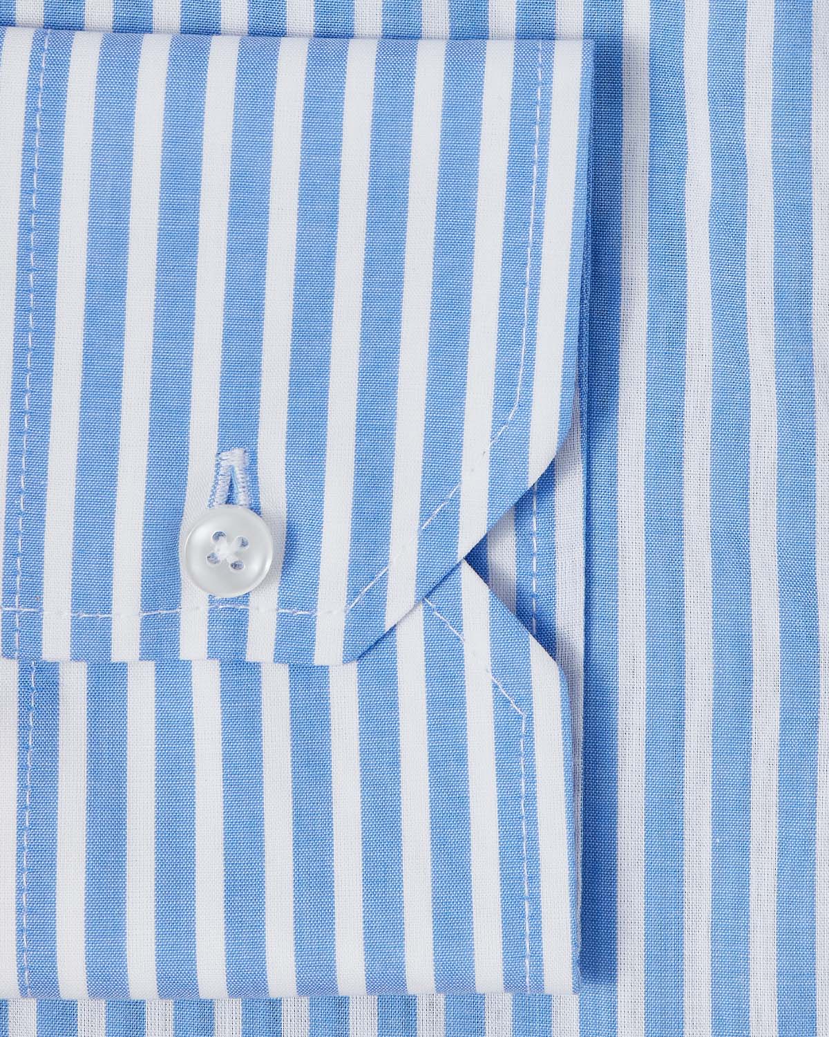 Natural Stretch Sky Blue Stripe Dress Shirt 2