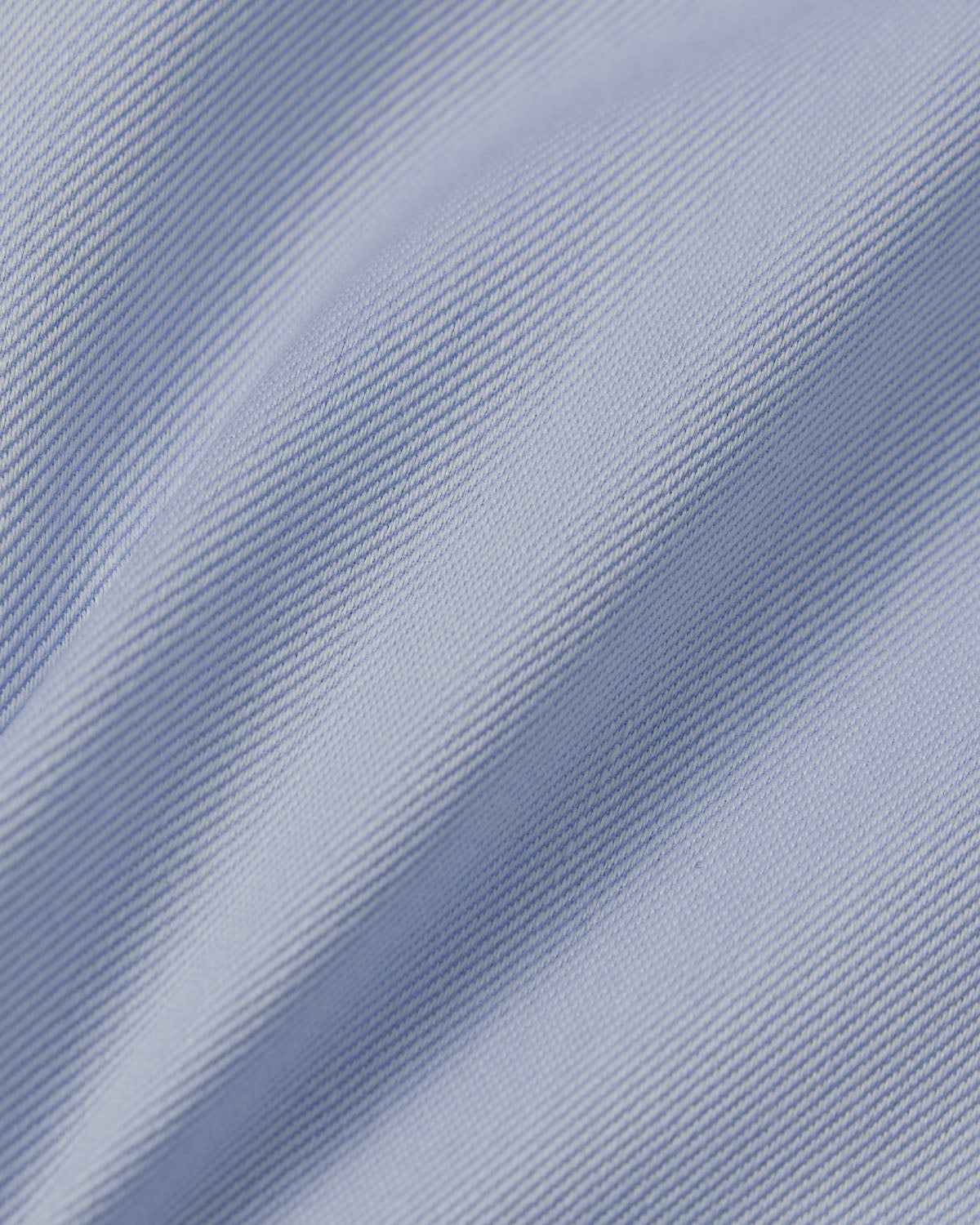 Easy-Care Light Blue Fine Twill Dress Shirt 4