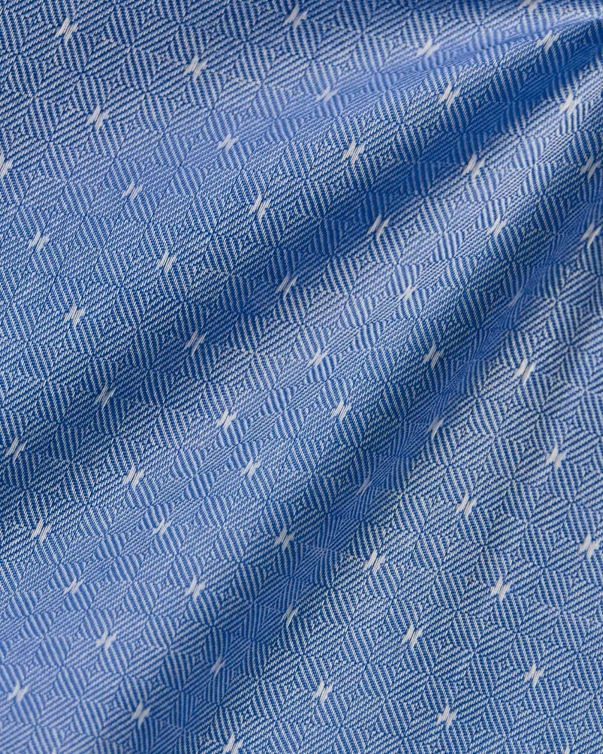 Natural Stretch Blue Mini Ditsy Dress Shirt 4