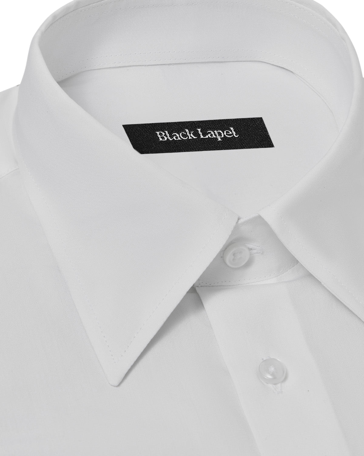White Poplin Dress Shirt 2