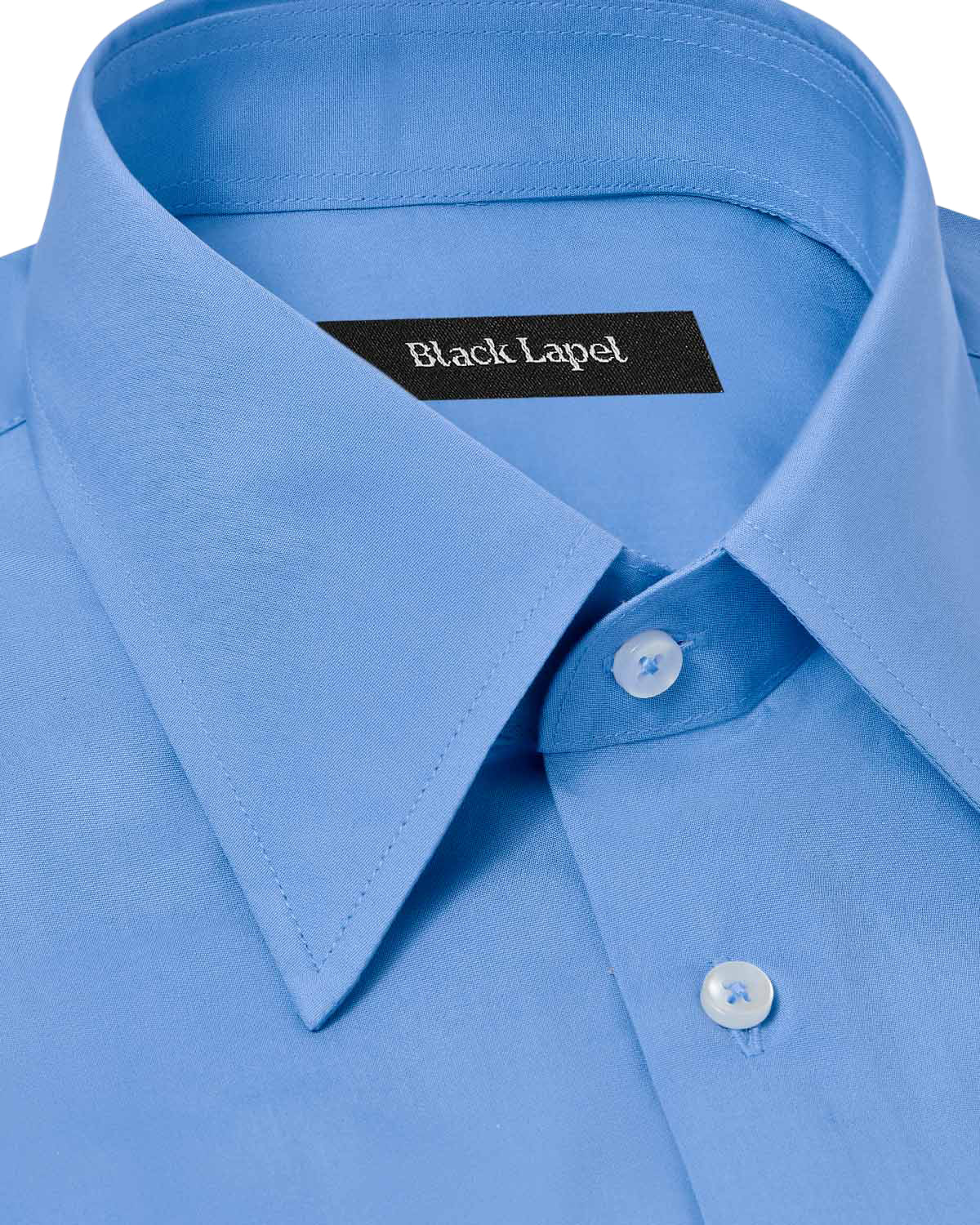 French Blue Poplin Dress Shirt 2