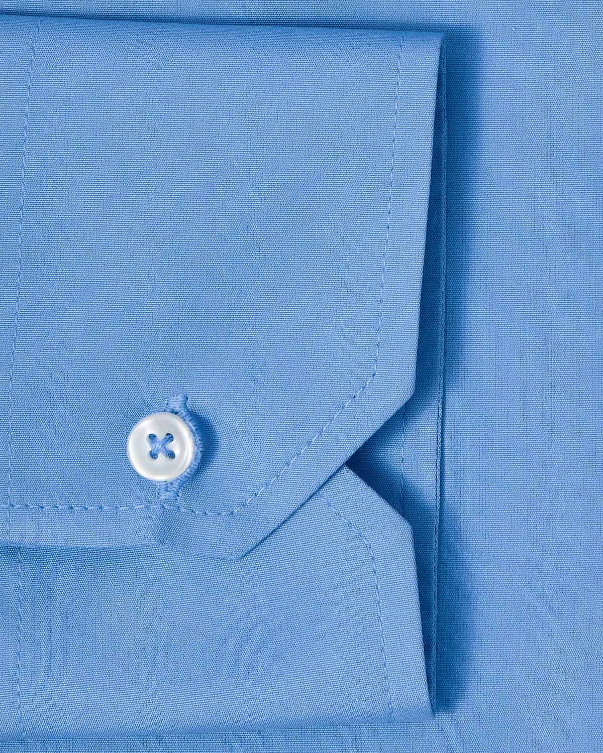 French Blue Poplin Dress Shirt 3