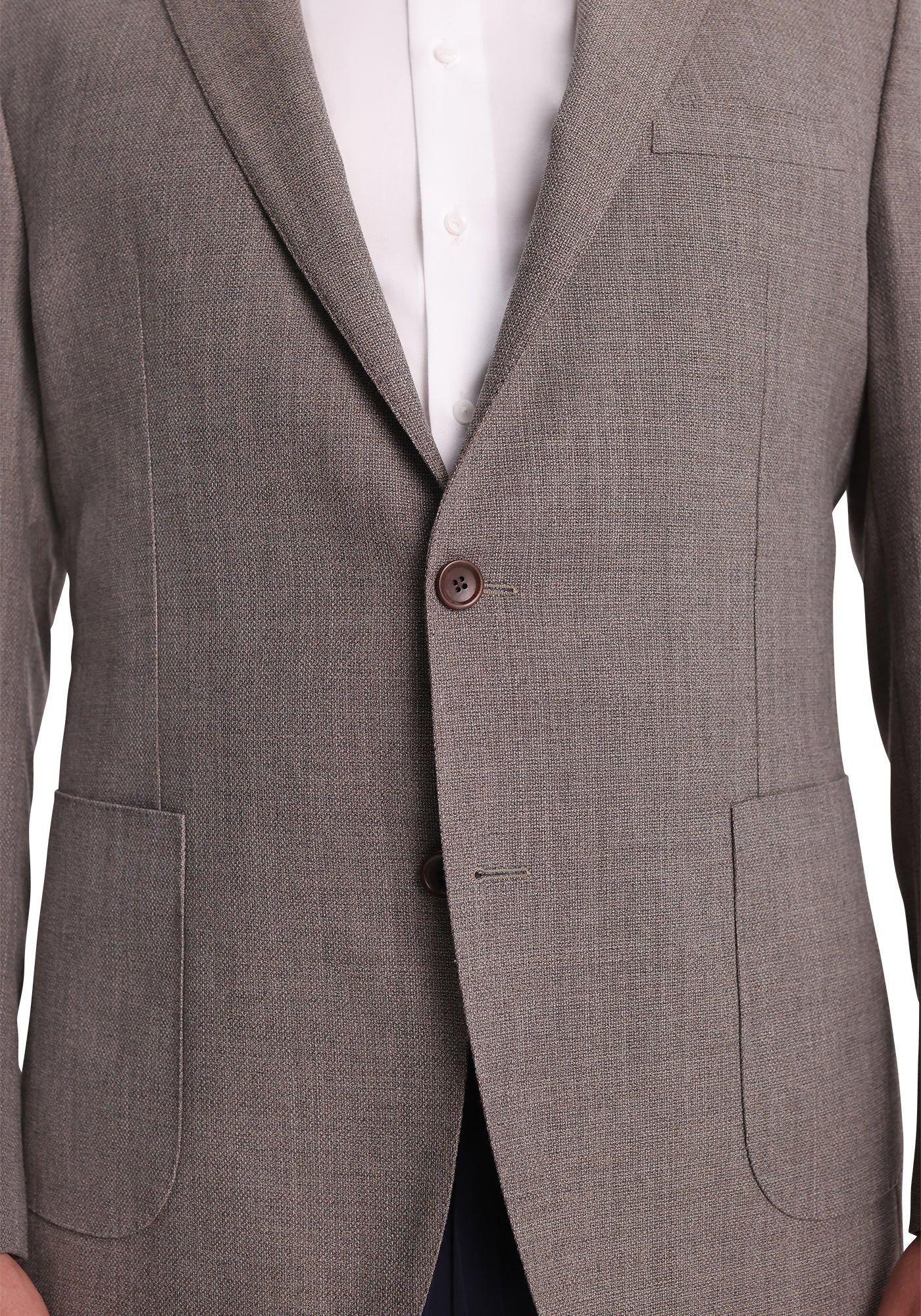 Taupe Hopsack Blazer-3