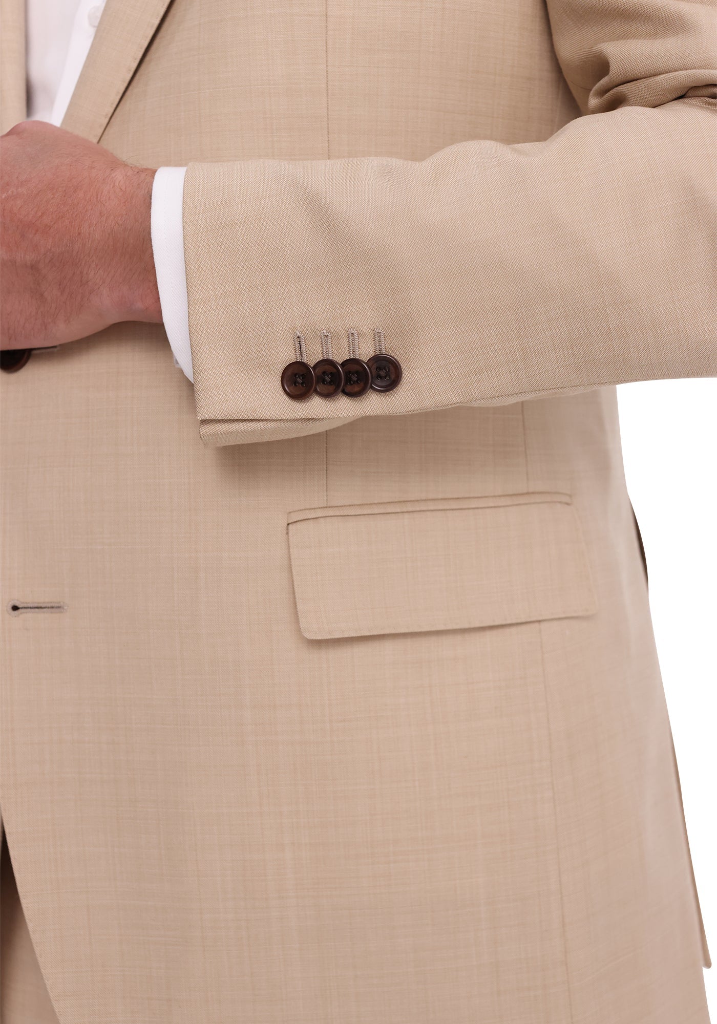 Tan Merino Wool Dress Pants-5