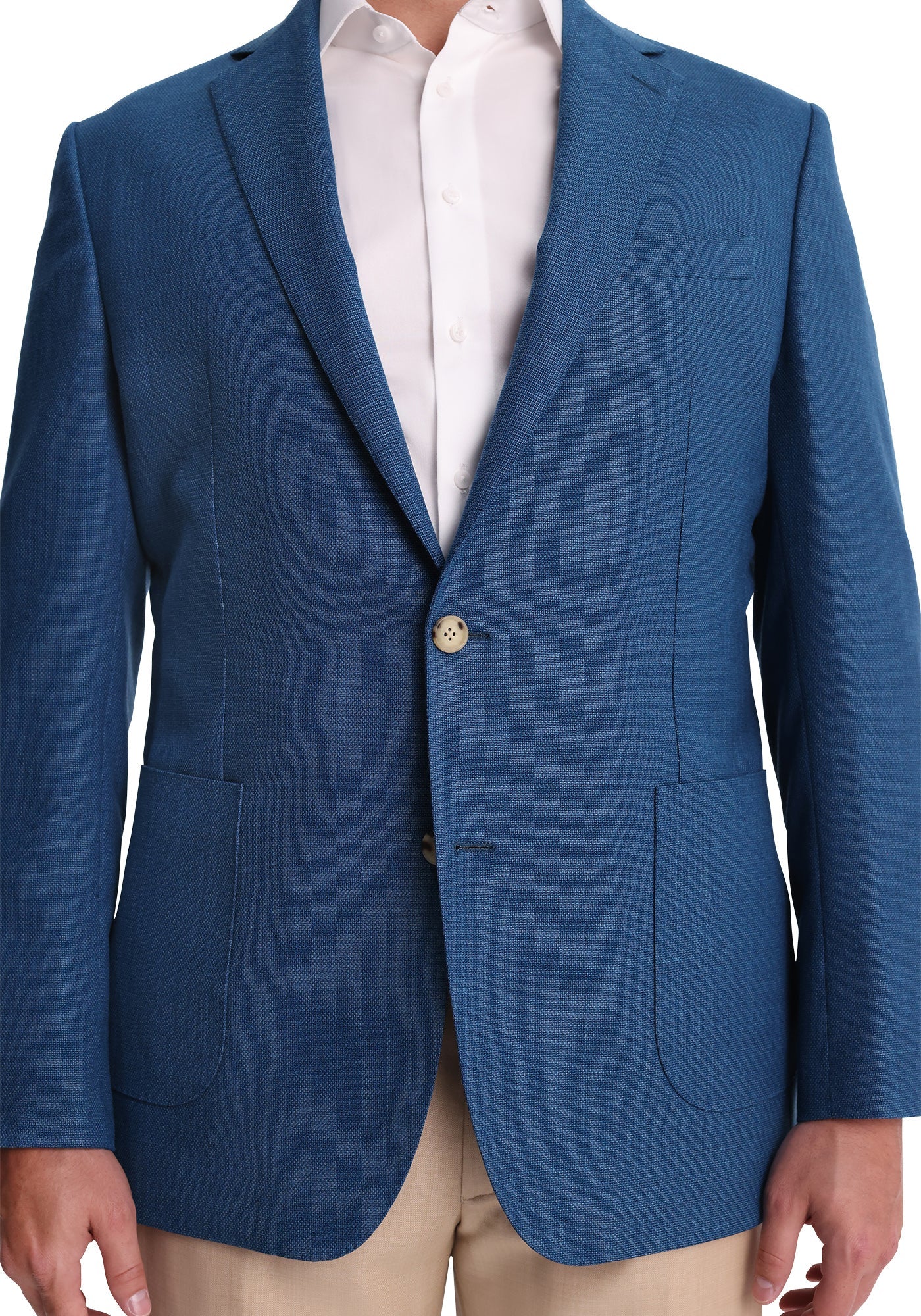 Teal Hopsack Blazer-3