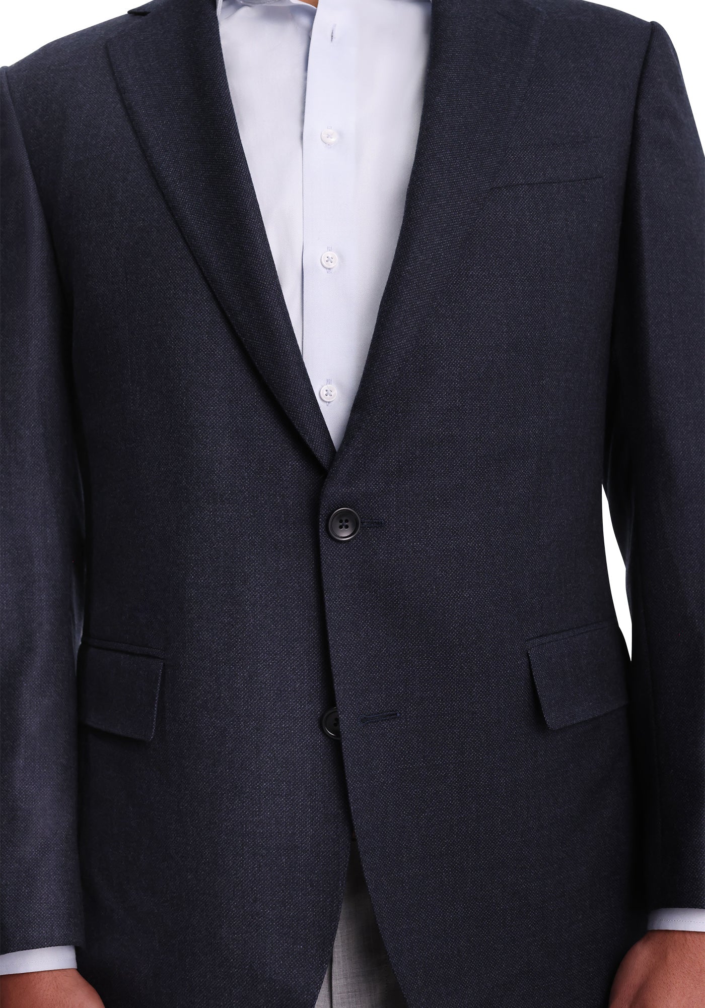 Slate Blue Flannel Blazer-2