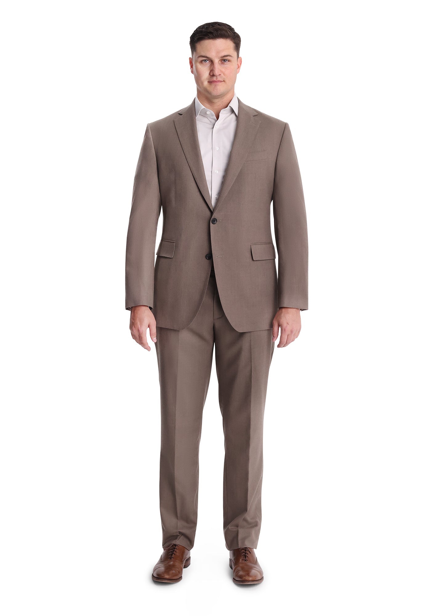 Taupe Flannel Blazer-1
