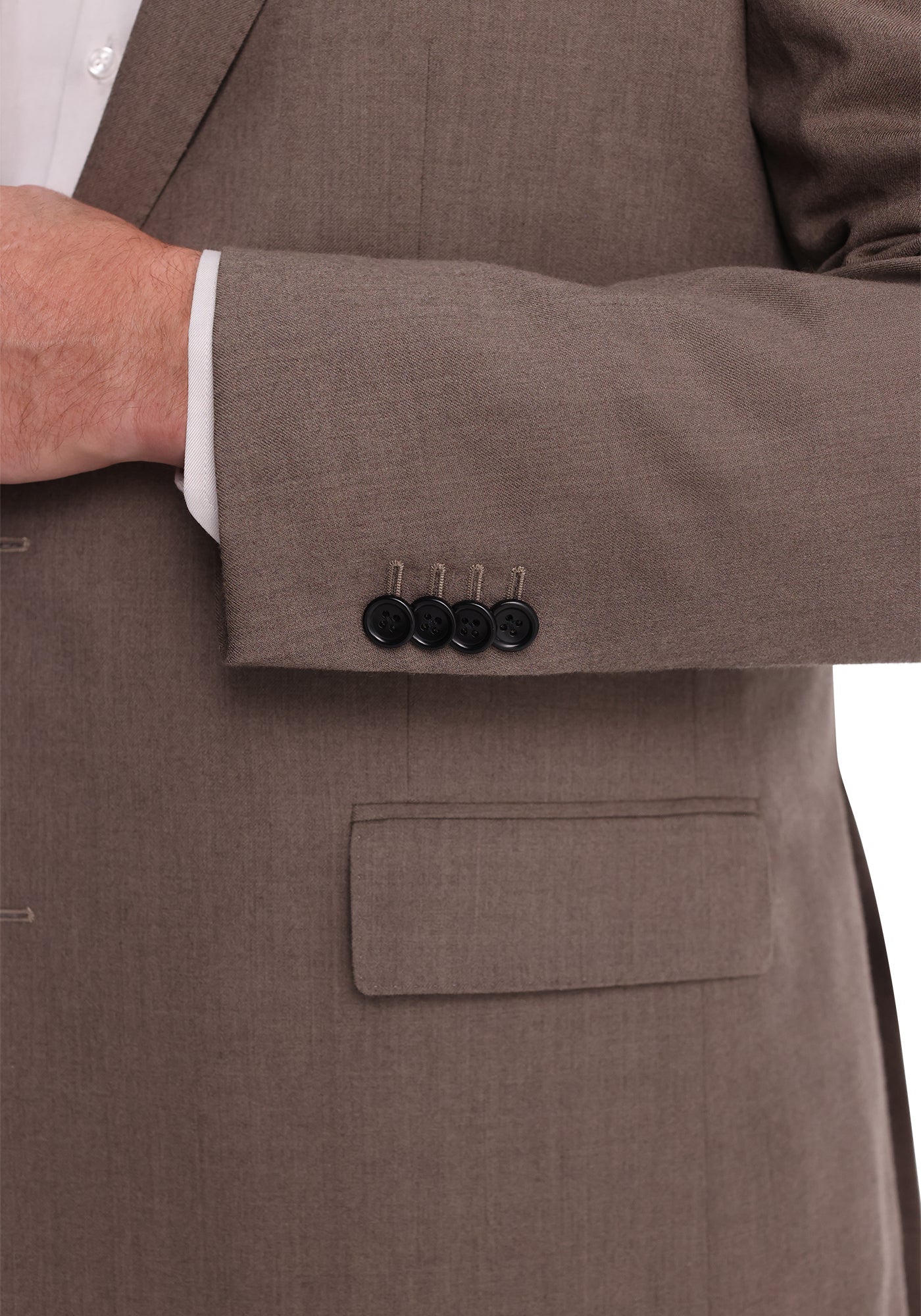 Taupe Flannel Blazer-5