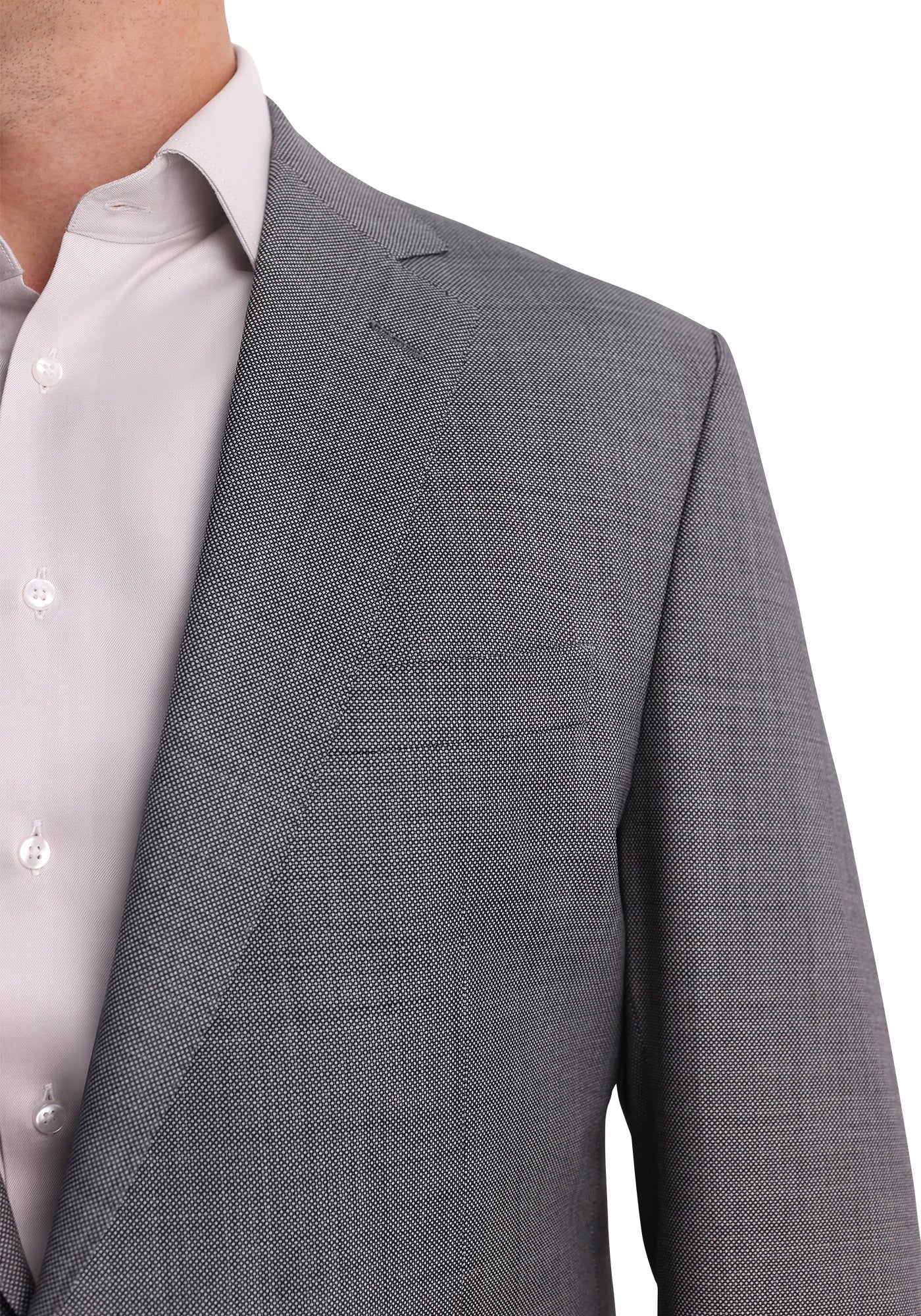 Stretch Taupe Birdseye Dress Pants-4