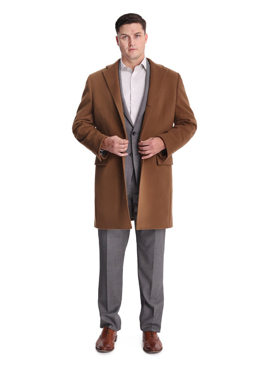 Brown Wool-Angora Overcoat 1