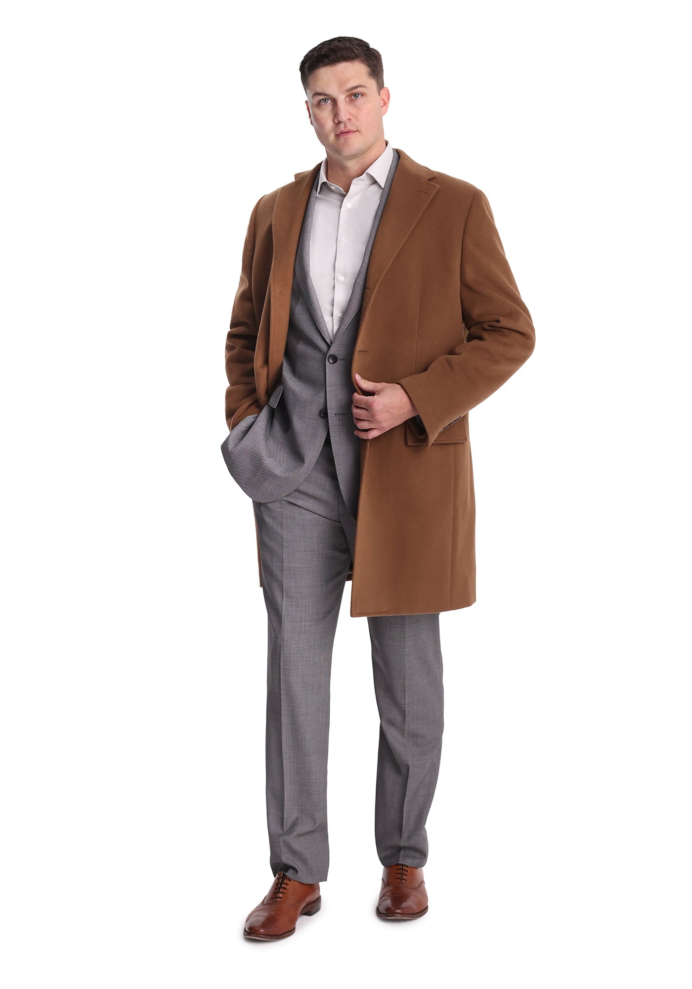 Brown Wool-Angora Overcoat 2