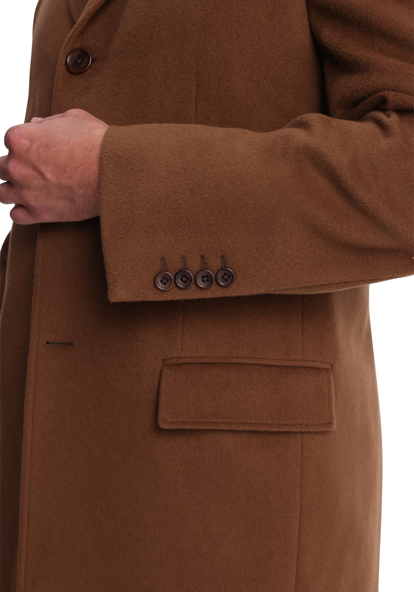 Brown Wool-Angora Overcoat 5