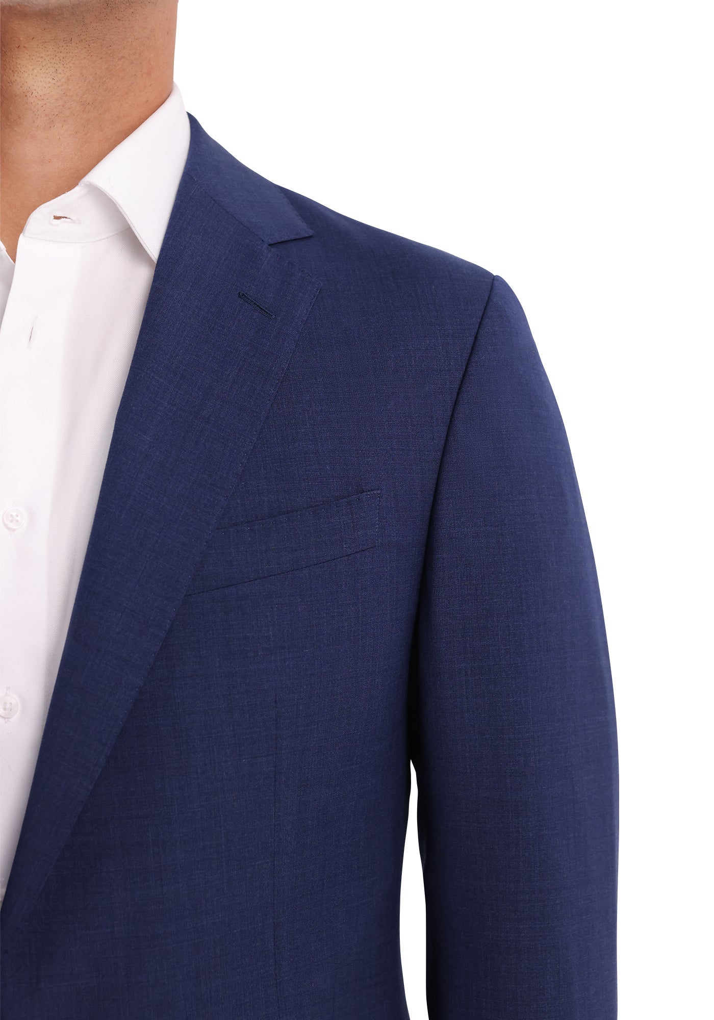 Slate Blue Stretch Fresco Suit-4