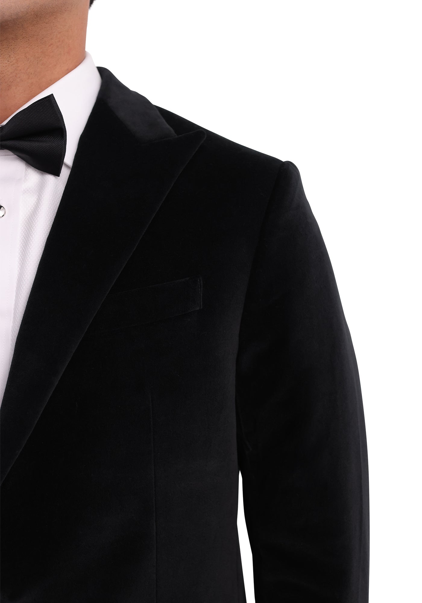 Deep Black Velvet Tuxedo-4