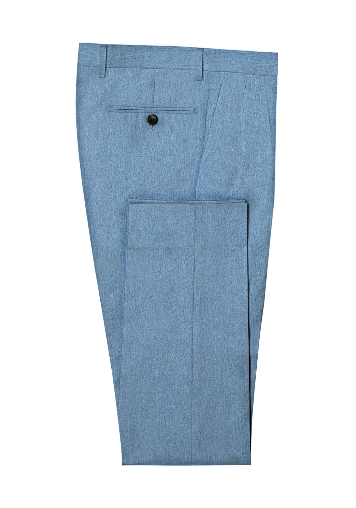 bright blue linen trouser