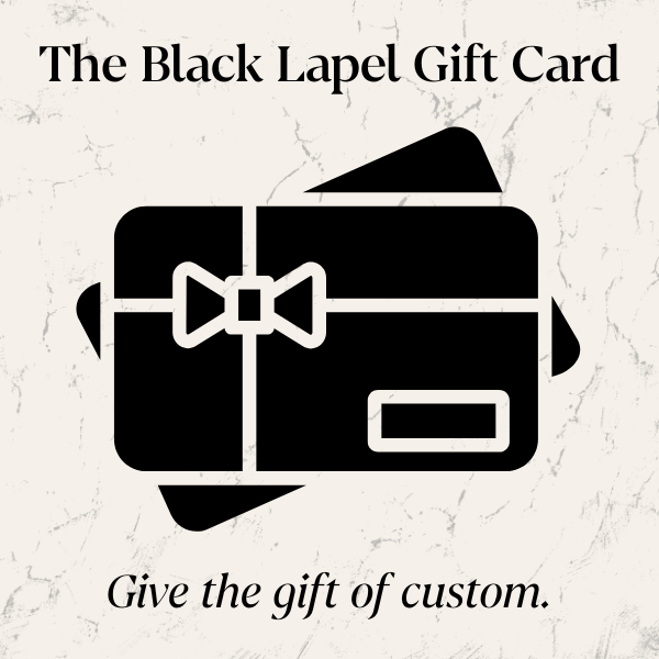Black Lapel Gift Card
