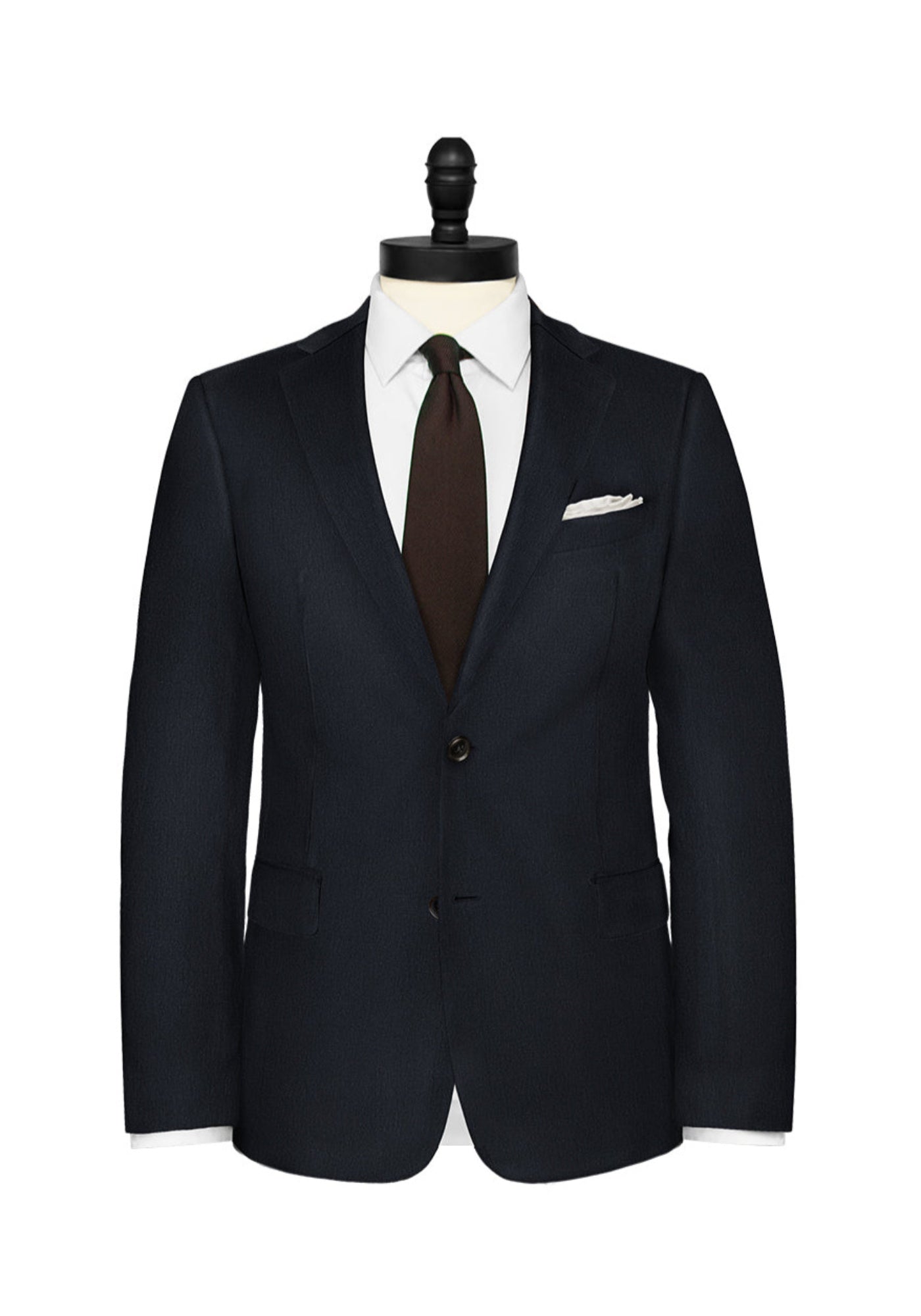 Navy Blue Linen Blazer