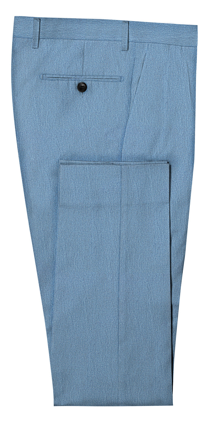Bright Blue Linen Suit