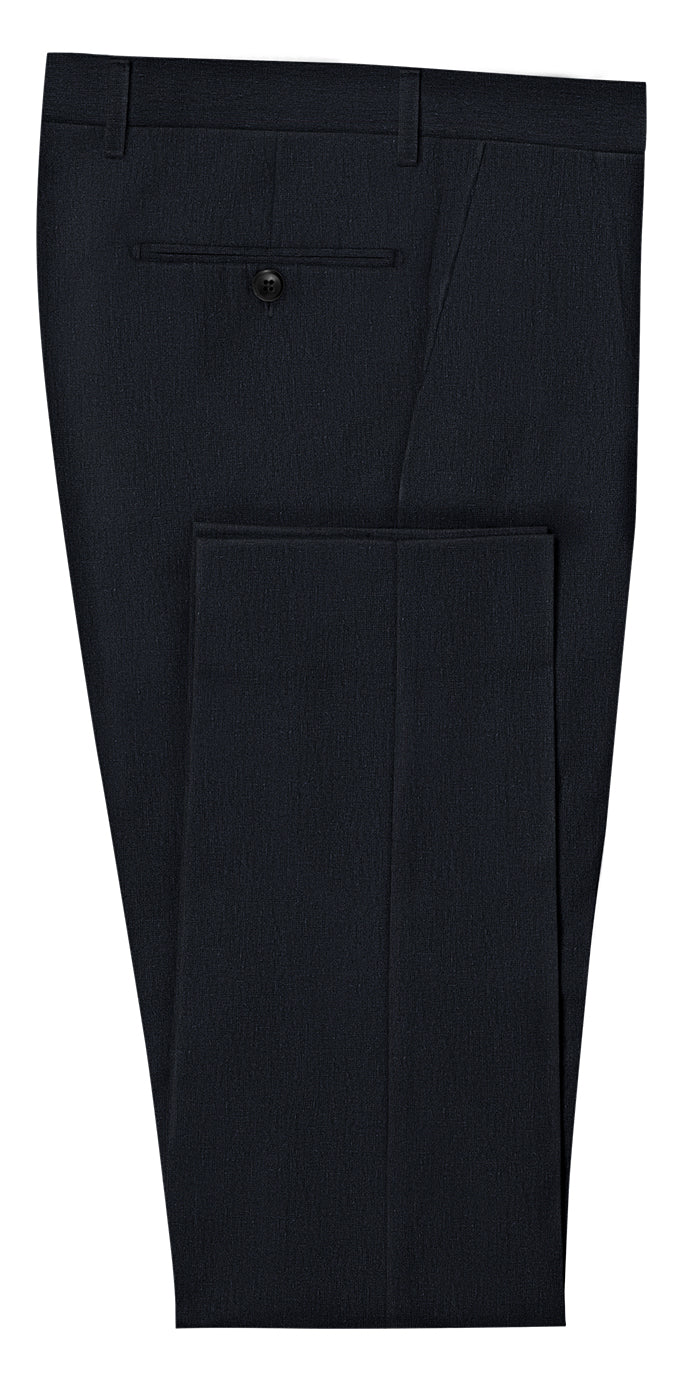 Navy Blue Linen Suit