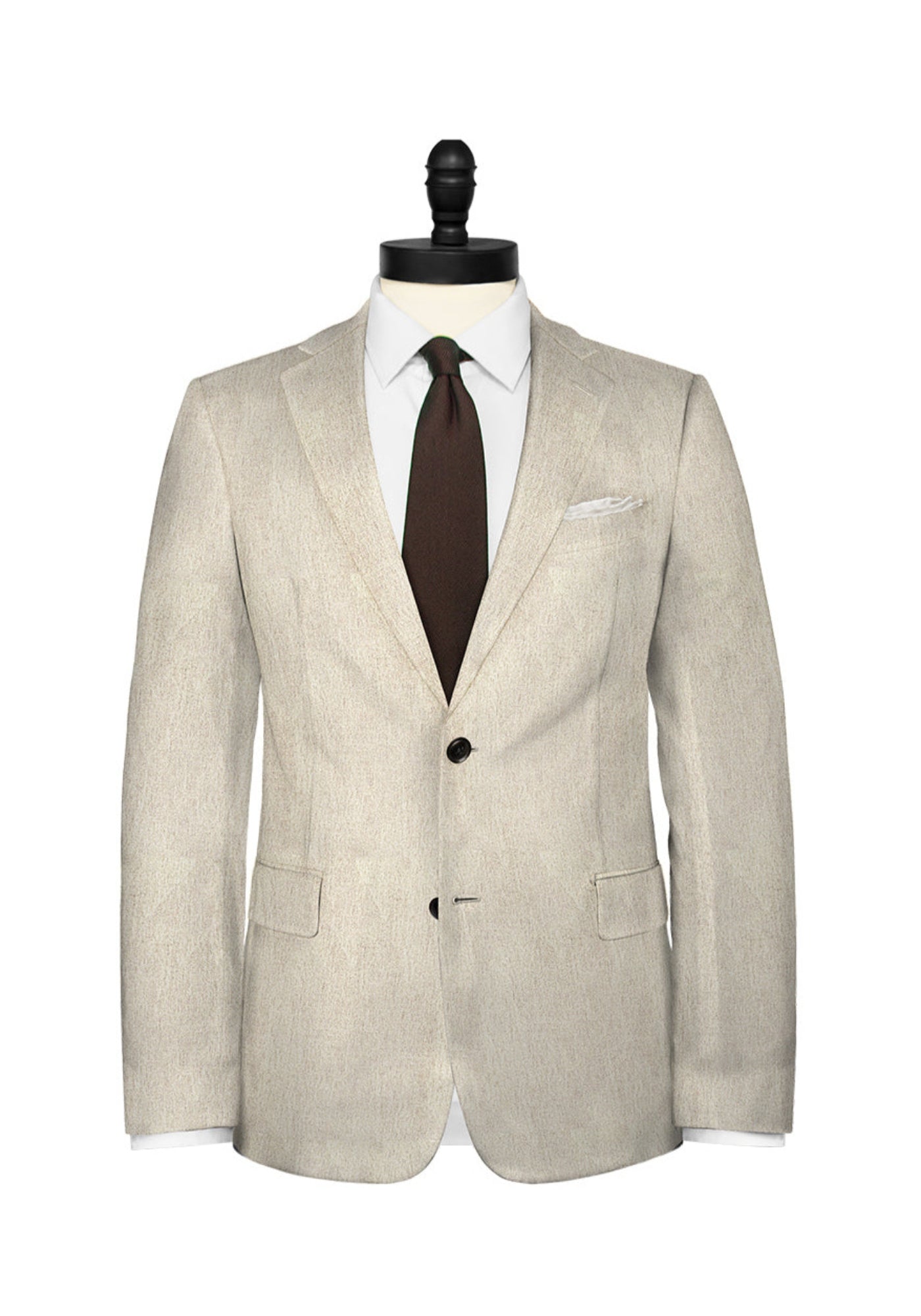 Tan Linen Blazer