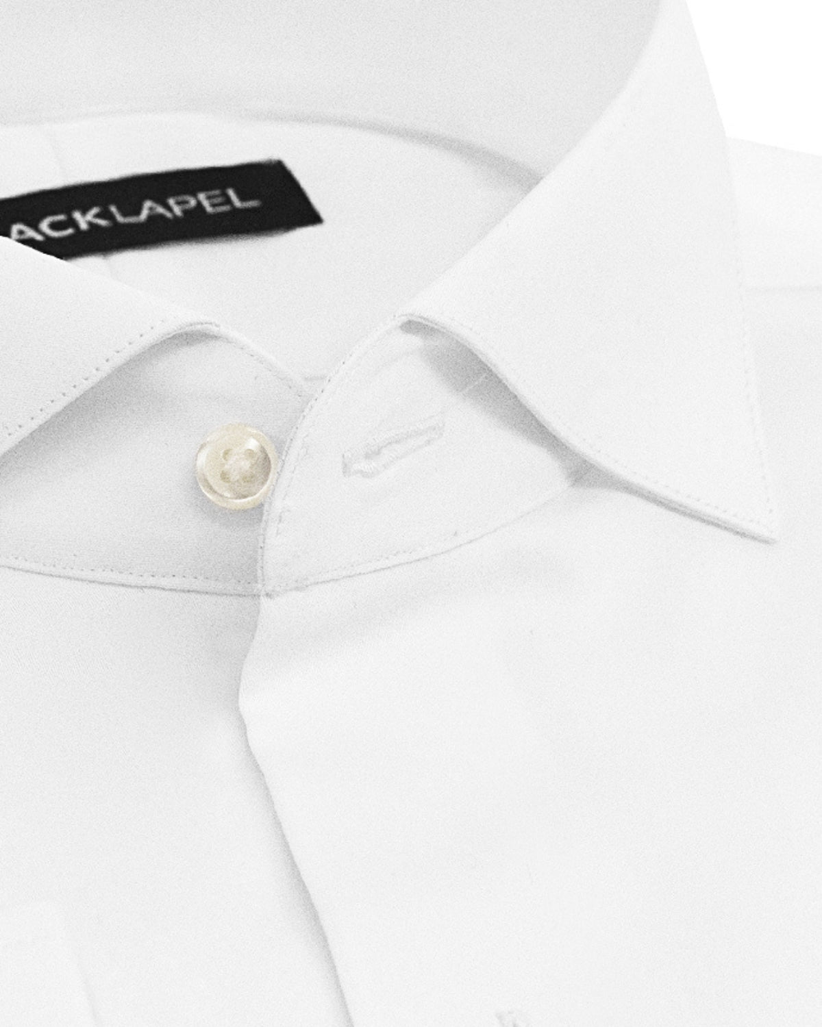 White Wing Collar Tuxedo Shirt