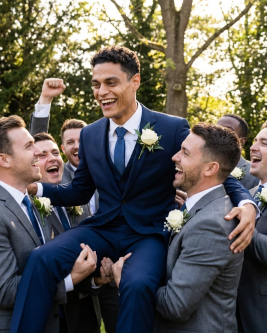 How to Coordinate Your Wedding Party Suits, Order on Time, and Confirm Your Fit