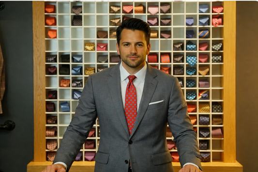 Suit, Shirt and Tie Color Pairing: Grey, Navy and Black