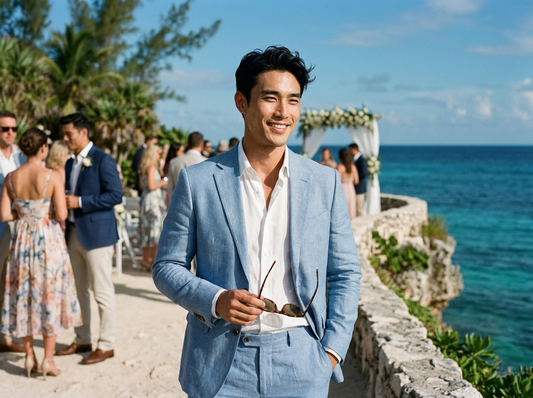 The Best Summer Suits for Guys: Beach Wedding Attire for Men in 2026