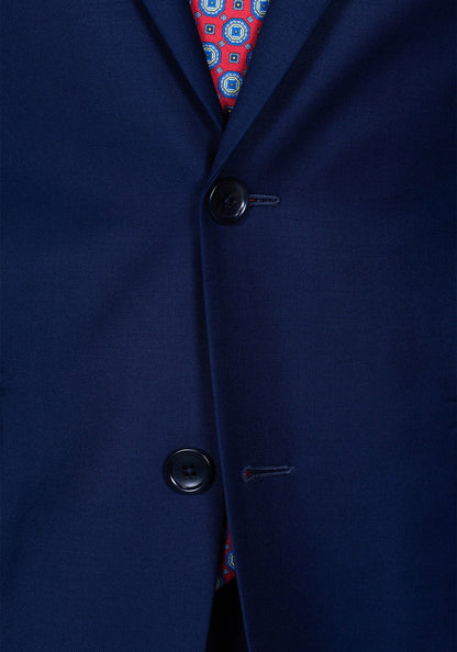 Navy Blue Solid Blazer 5