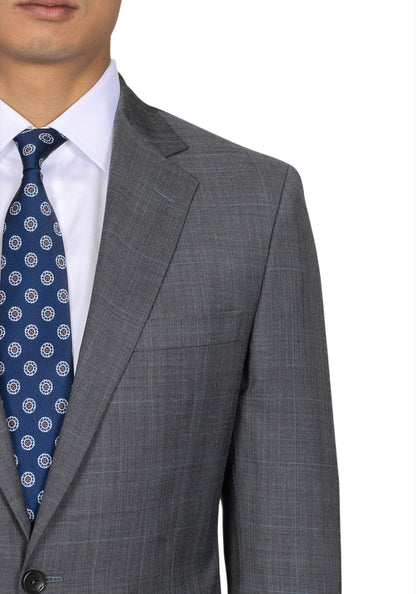 Light Grey Solid Blazer 4