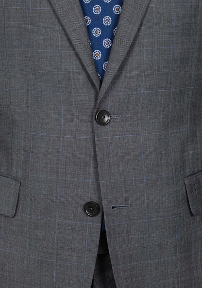Light Grey Solid Blazer 6