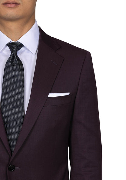 Stretch Plum Solid Blazer 3