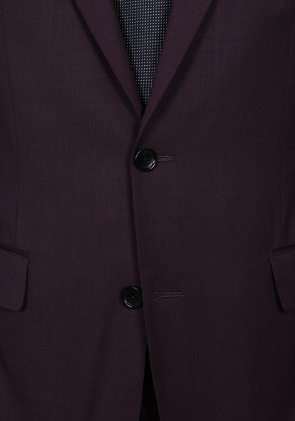 Stretch Plum Solid Blazer 5