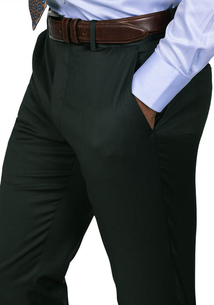 Stretch Green Solid Suit 6