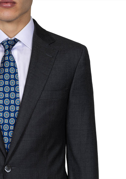 Charcoal Grey Sharkskin Suit 4