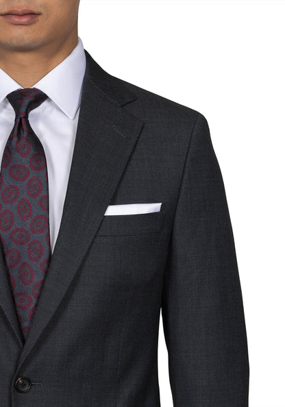 Charcoal Grey Birdseye Blazer 4