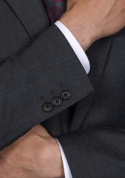 Charcoal Grey Birdseye Blazer 5