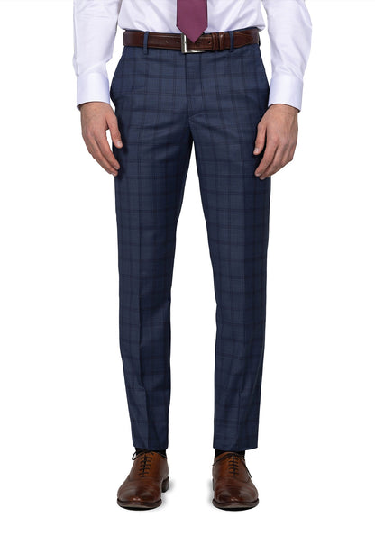 Slate Blue Windowpane Blazer 6