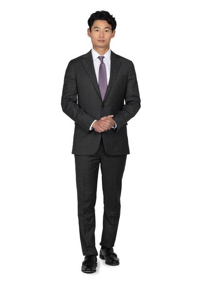 Solid Dark Grey Suit 1