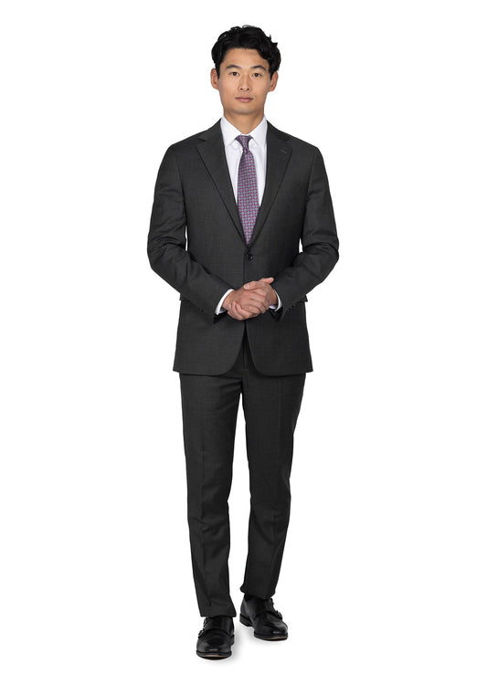 Solid Dark Grey Suit 1
