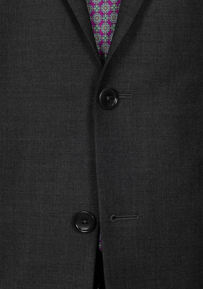 Solid Dark Grey Suit 4