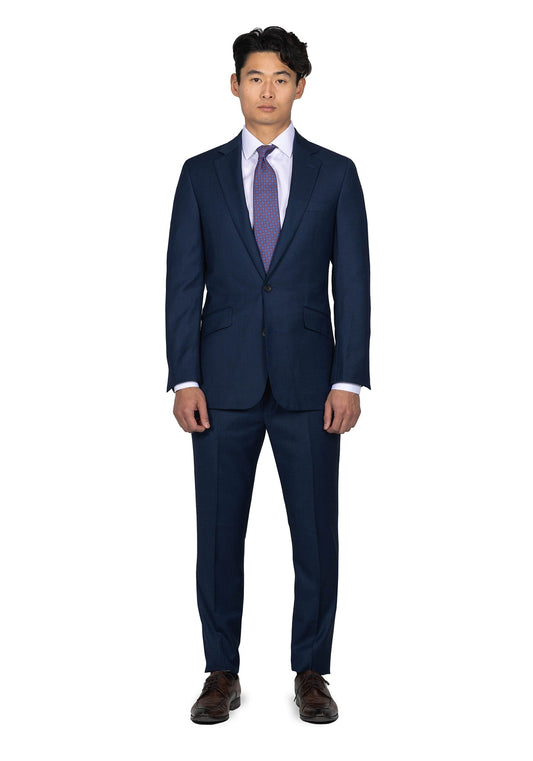 Navy Birdseye Blazer 1