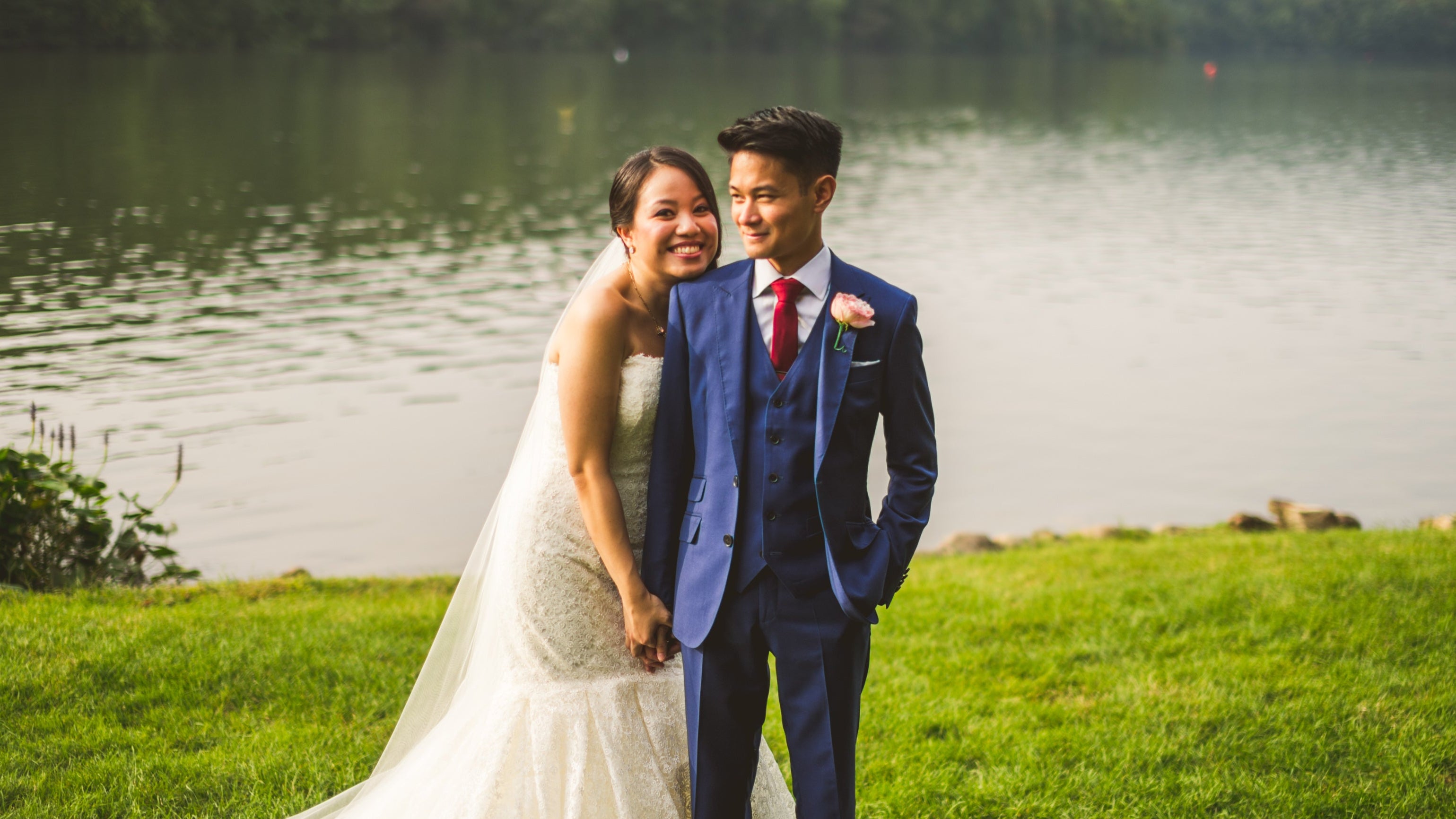 black Lapel custom wedding suit