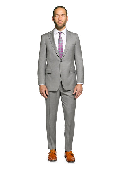 Solid Grey Merino Suit 2