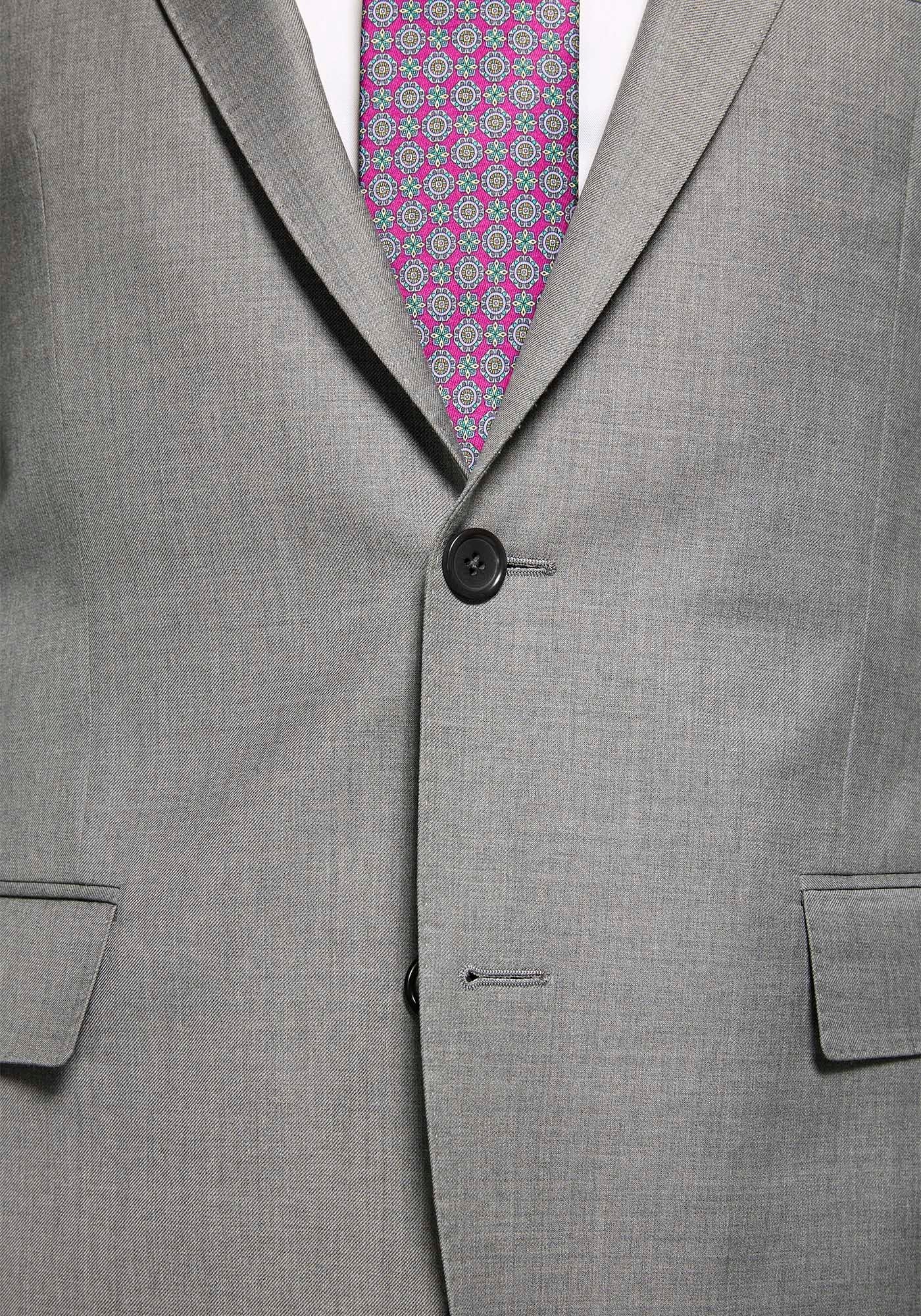 Solid Grey Merino Suit 7