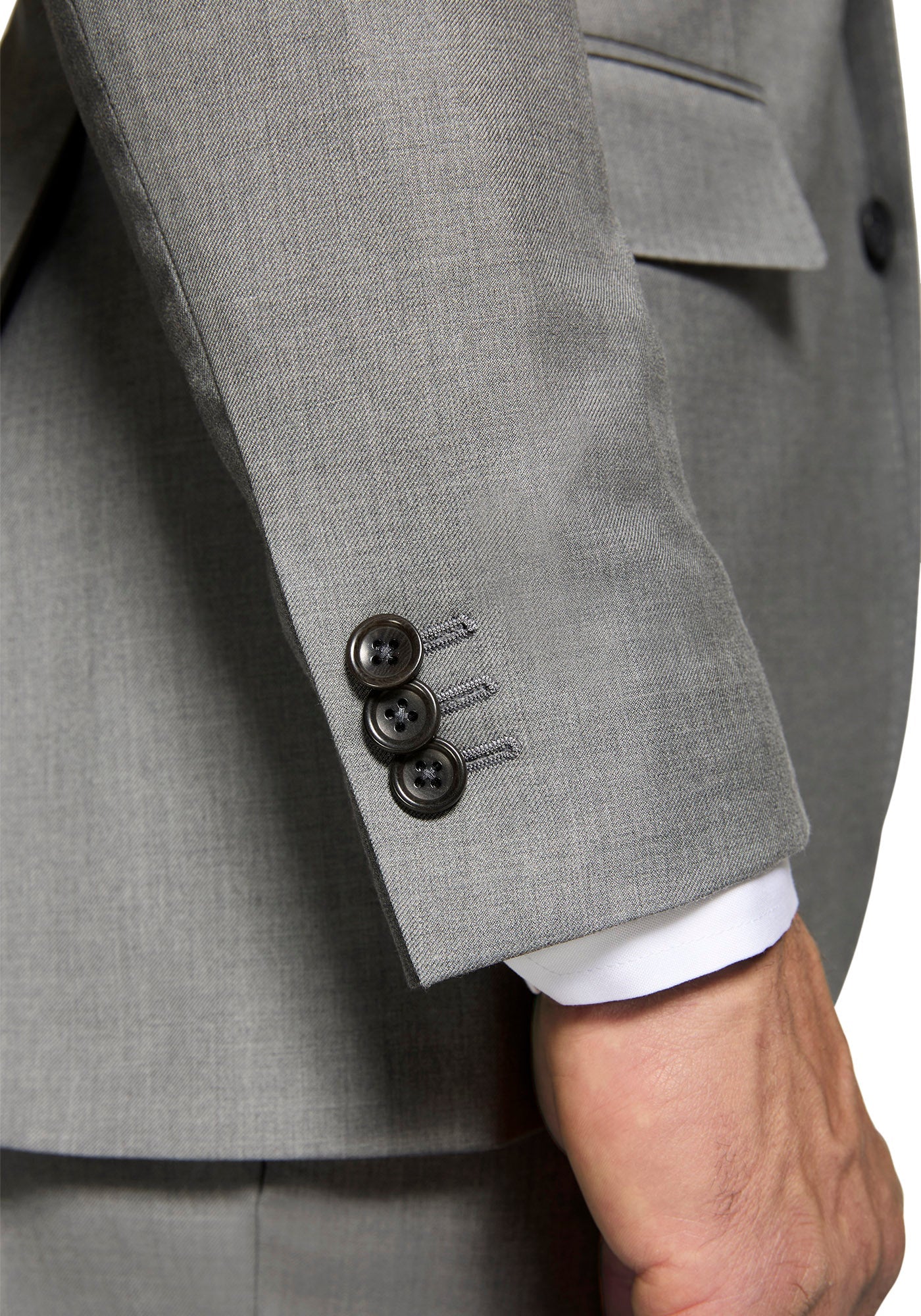 Solid Grey Merino Suit 3