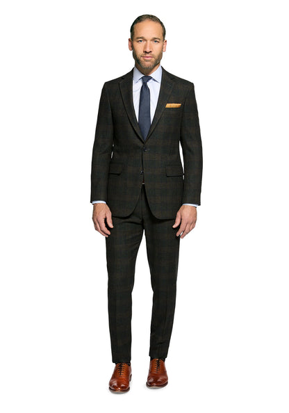 Lambswool Green Windowpane Blazer 2